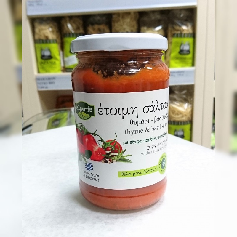 Pesto pomidorowe z tymiankiem i bazylia 5 x 360 g Pesto pomidorowe z tymiankiem i bazylia 5 x 360 g