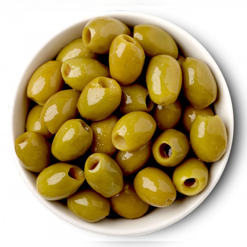 Oliwki bez pestek zielone Chalkidiki 400 g (vacum) Oliwki bez pestek zielone Chalkidiki 400 g (vacum)