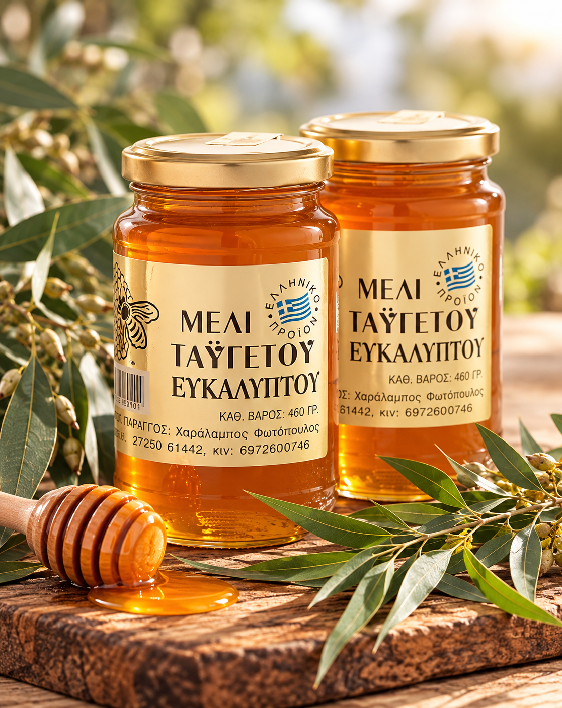 Pakiet 2x Miód eukaliptusowy 460 g