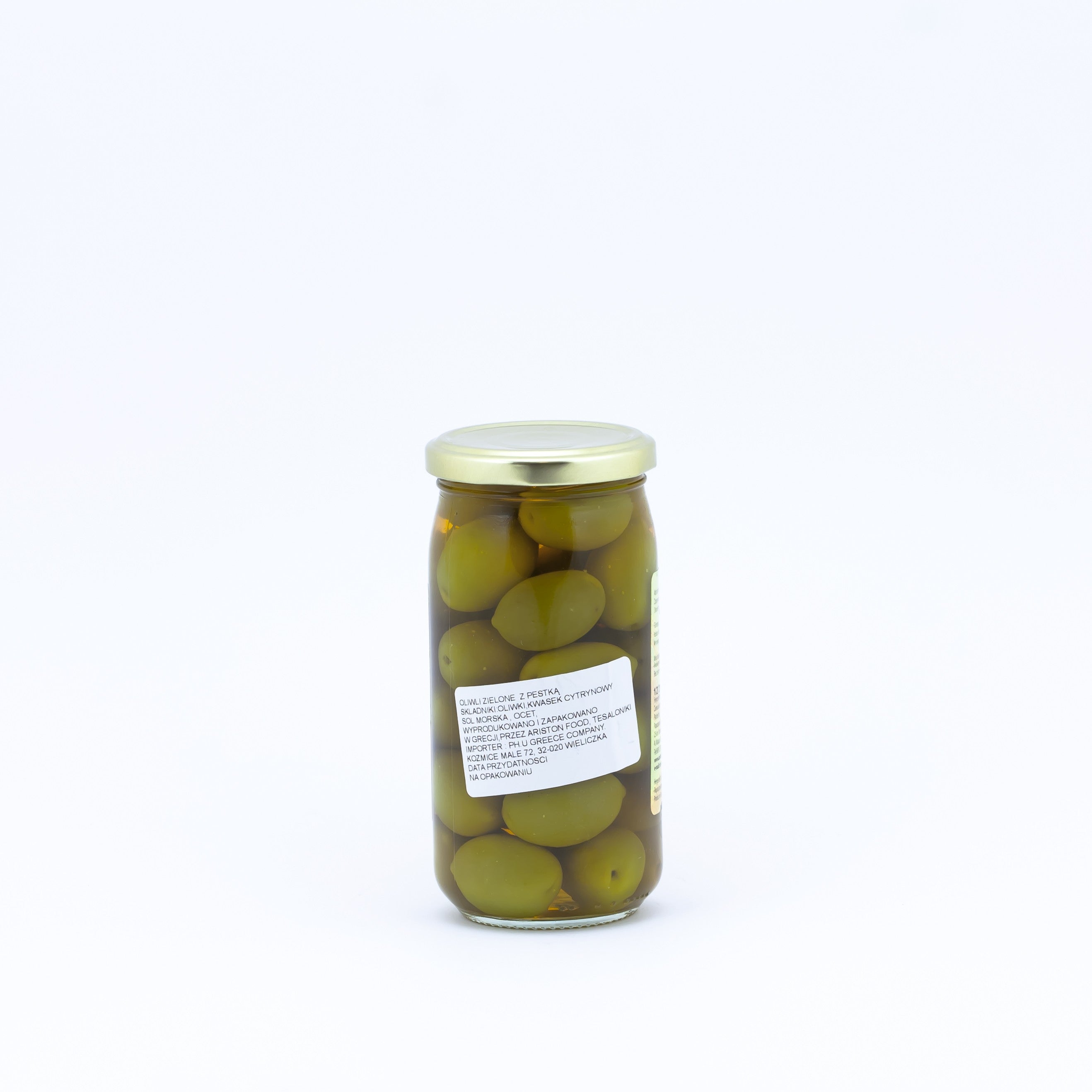 Oliwki zielone chalkidiki z pestką 360 g