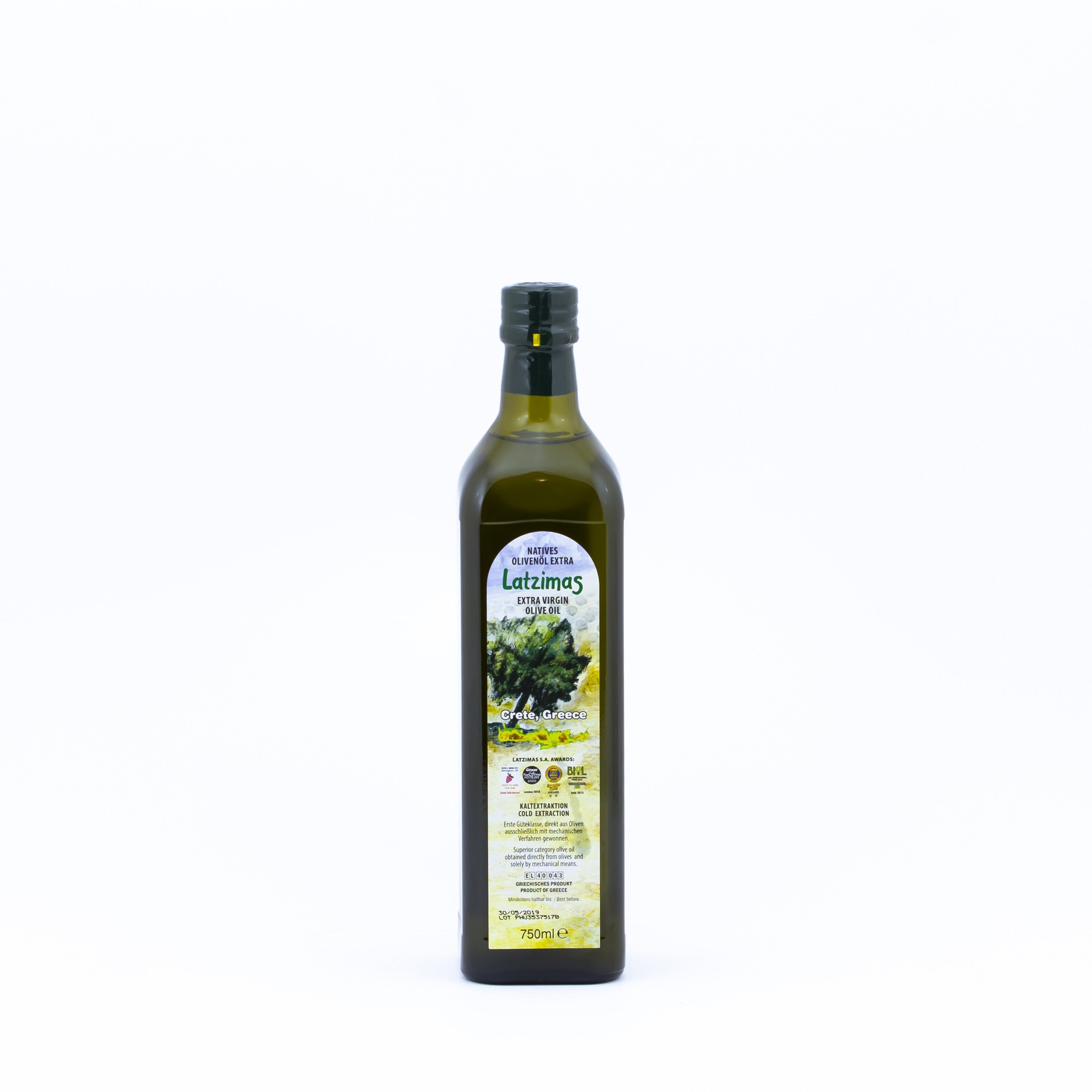 Oliwa z oliwek Extra virgin Latzimas 0.8% 750 ml