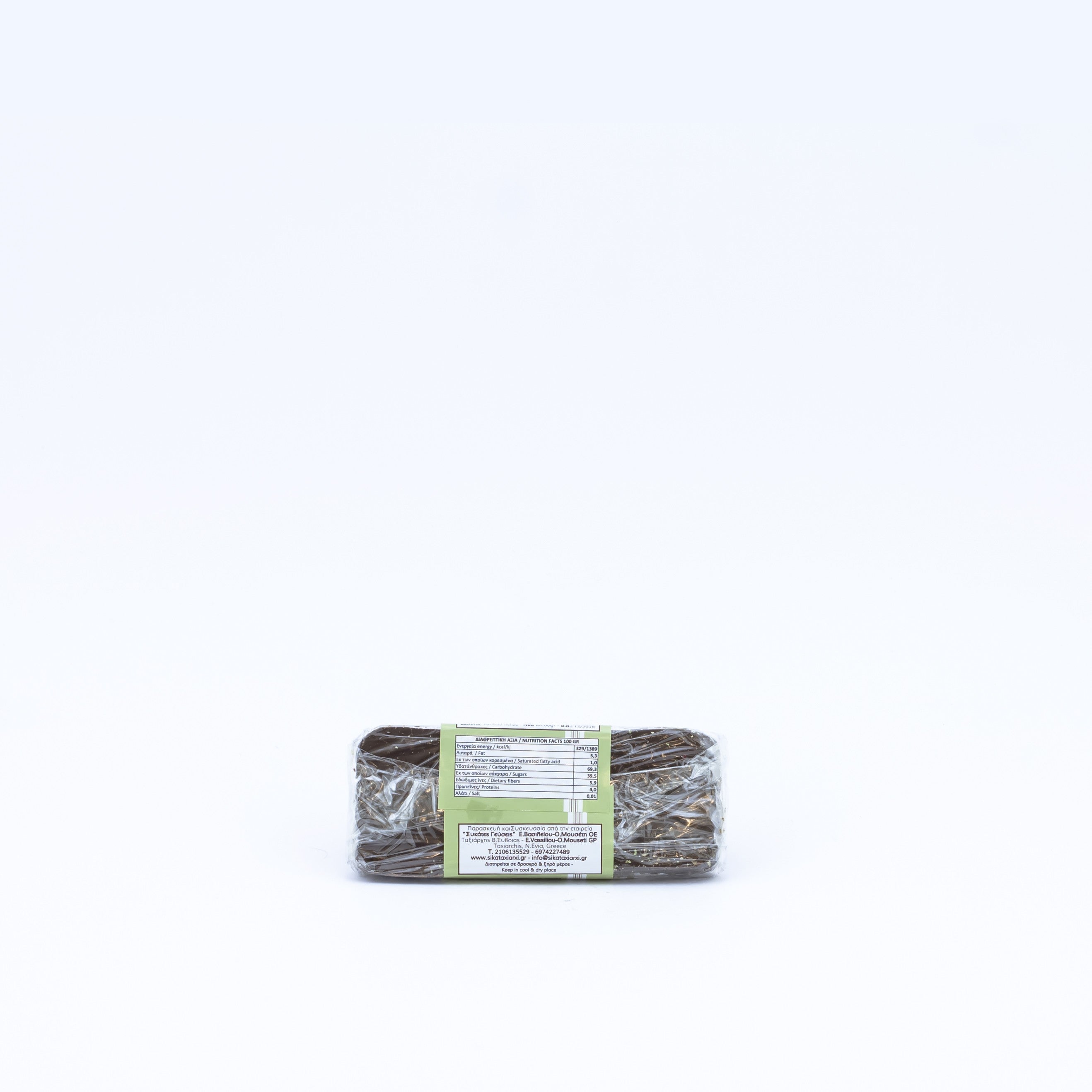 Baton figowy z czekoladą i orzechami 60g - premium