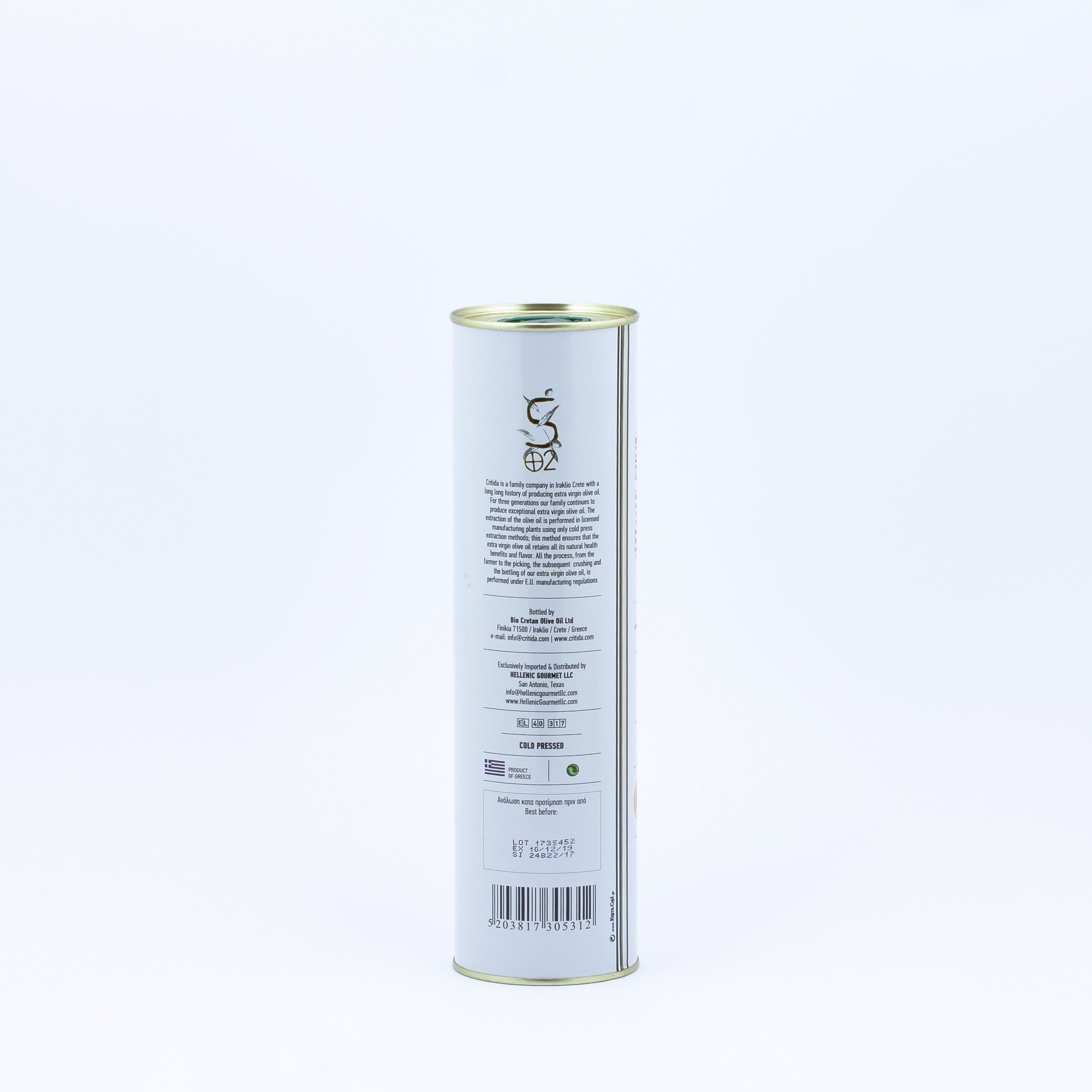 Oliwa z oliwek Critida Sitia 0.2% 1 l