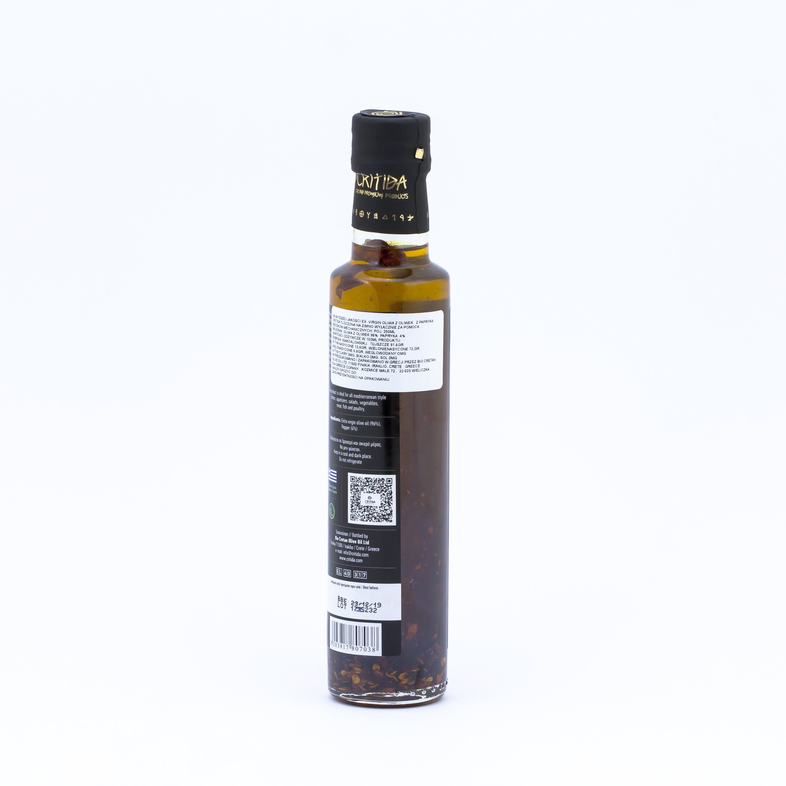 Oliwa z oliwek Dorica z papryką 0.3% 250 ml