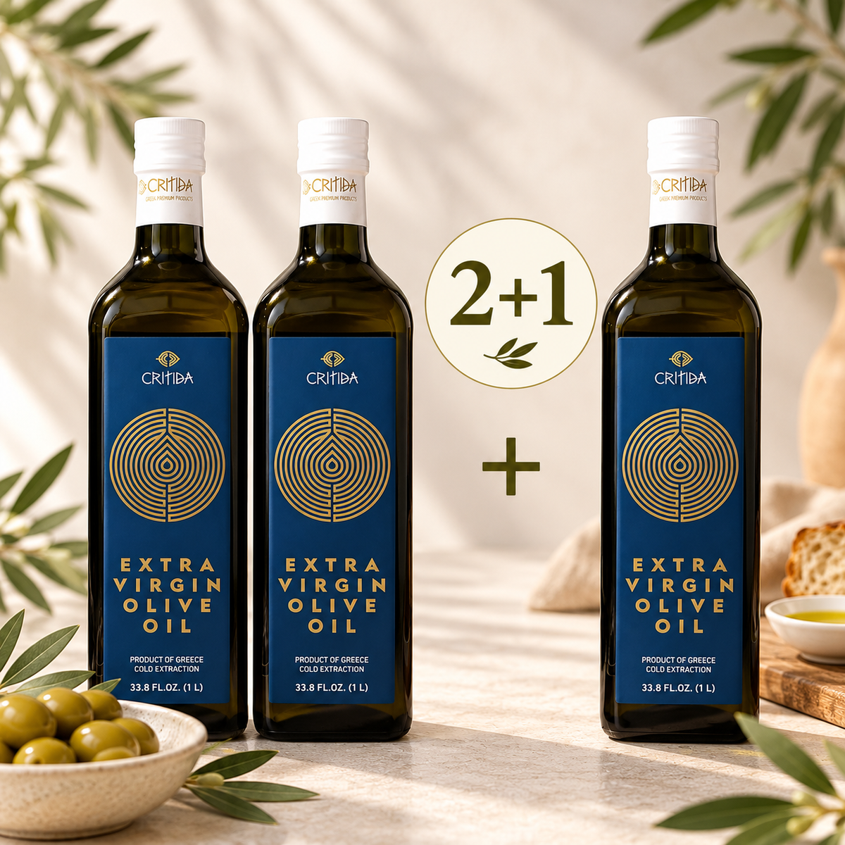 PAKIET 2+1 Oliwa z oliwek Labyrinth 0.3% 1 l