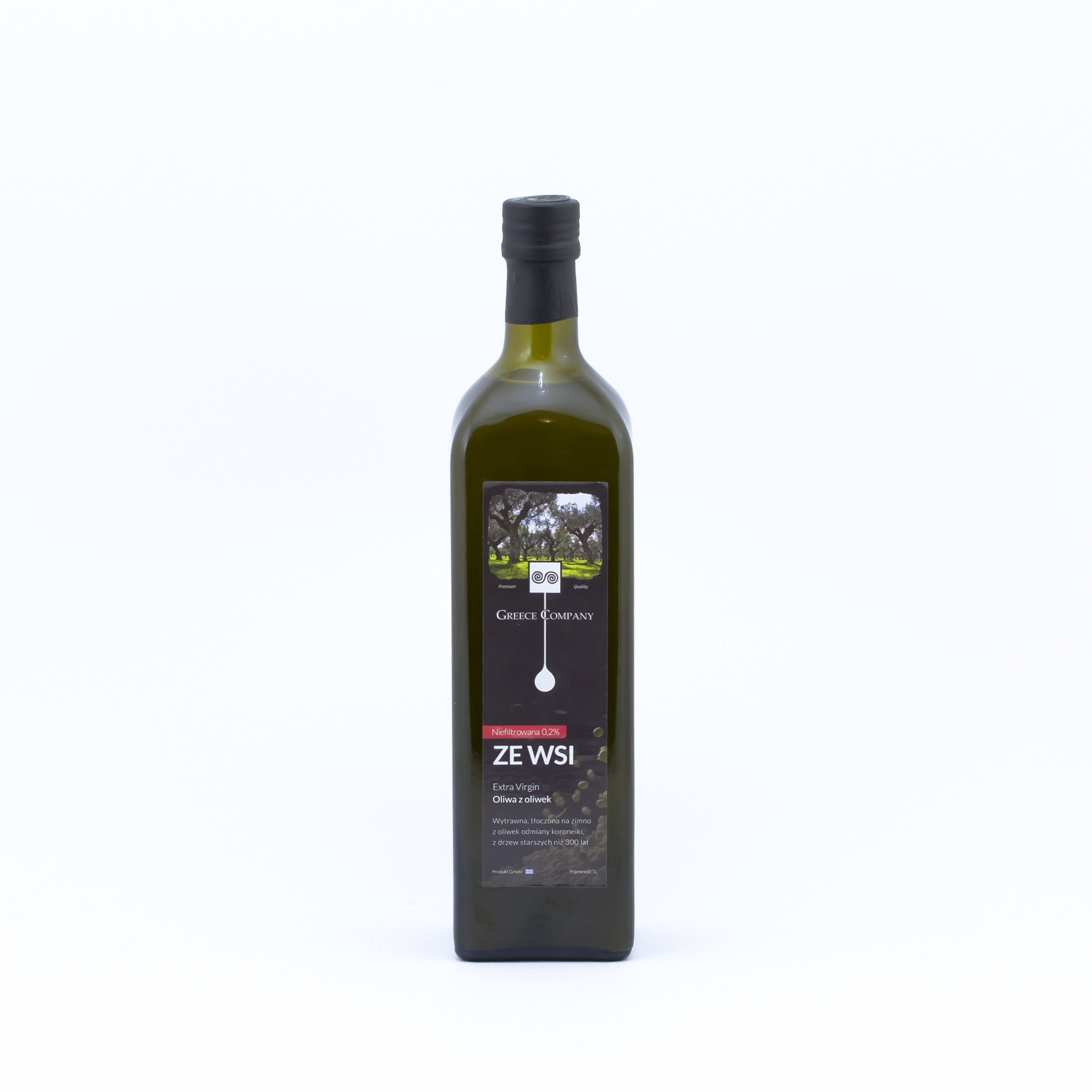Oliwa z oliwek ZE WSI niefiltrowana Extra Virgin  wytrawna 0.2 1 L