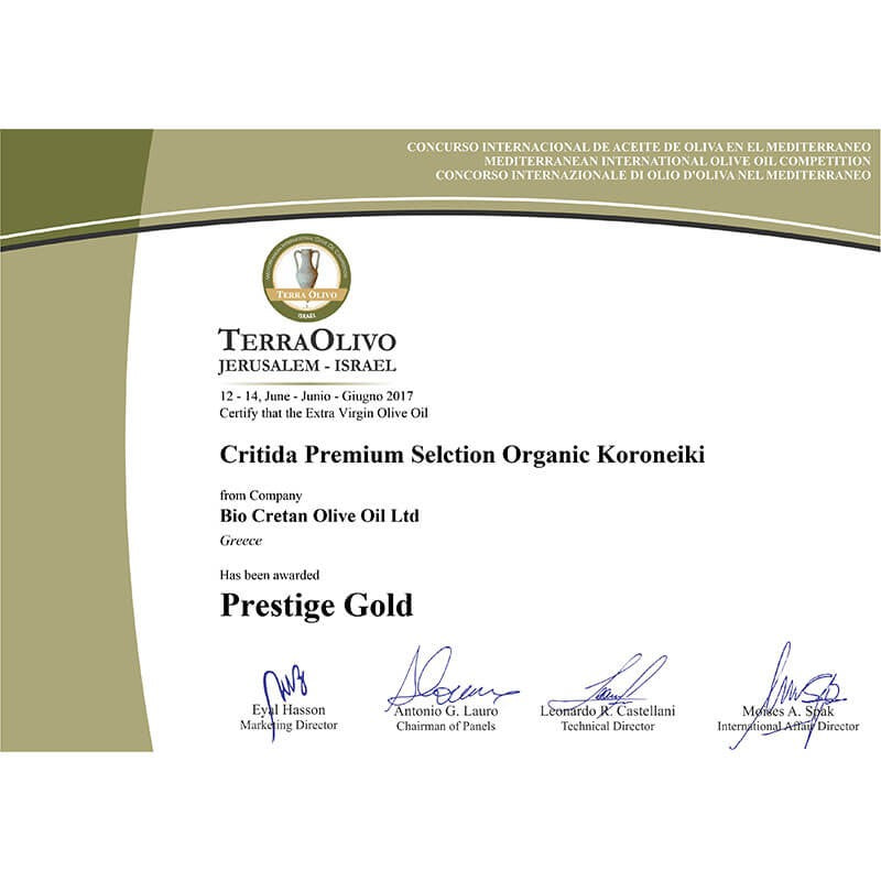 Oliwa z oliwek Critida Messara 0.2% 500 ml (ceramiczna butelka)