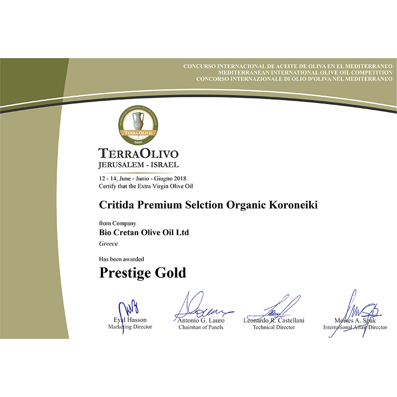 Oliwa z oliwek Critida Messara 0.2% 500 ml (ceramiczna butelka)