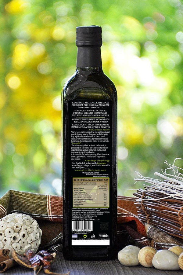 Oliwa z oliwek niefiltrowana Koronida max 0.3% 1 l