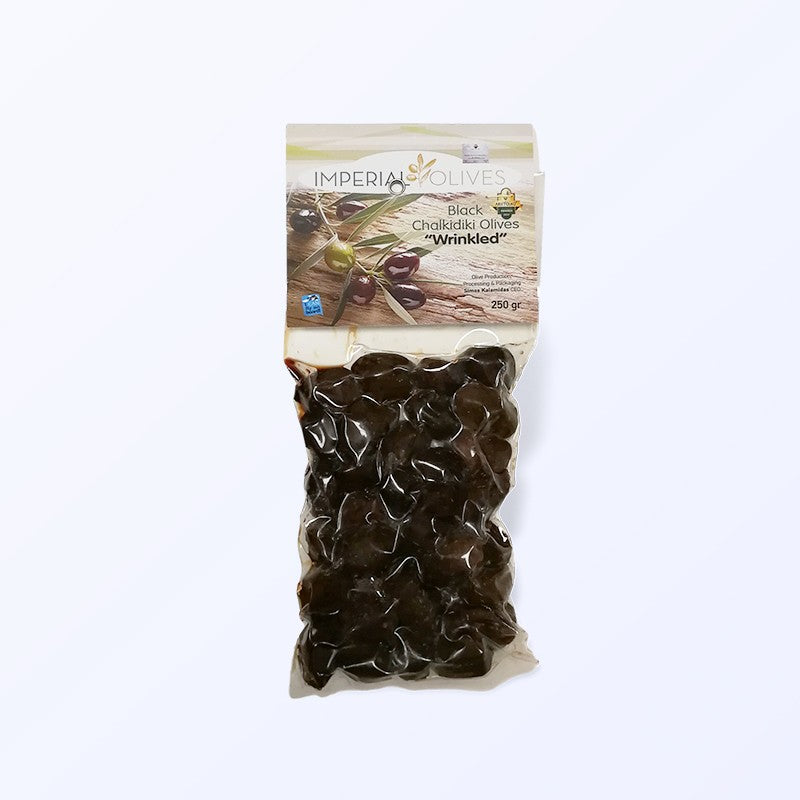 Oliwki chalkidiki suszone z pestką 250 g