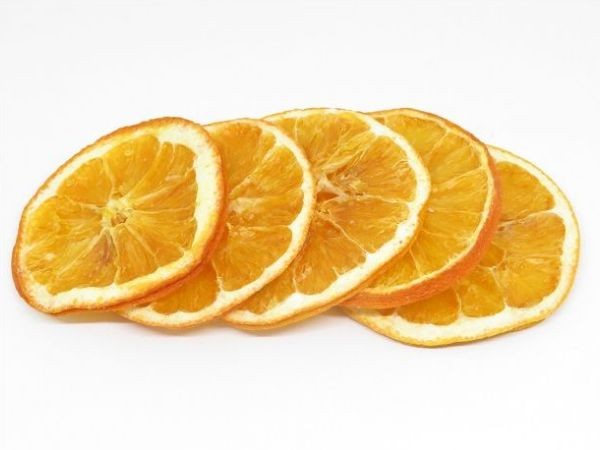 Pomarańcze suszone w plastrach