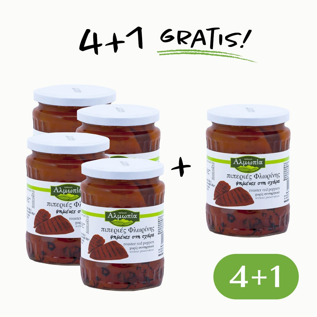 HIT CENOWY Papryka grillowana Florinis 540 g 4 +1 GRATIS