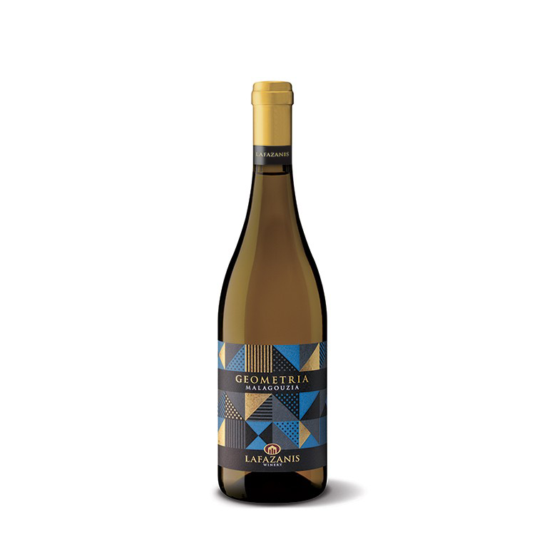 Wino Białe Wytrawne “GEOMETRIA” MALAGOUZIA 750ml