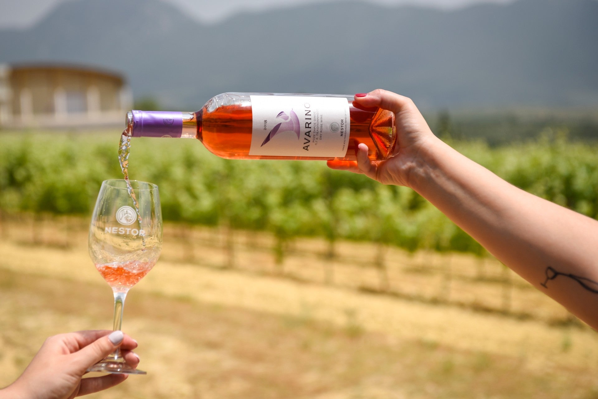 Wino Różowe Wytrawne AVARINO ROSÉ 750ml