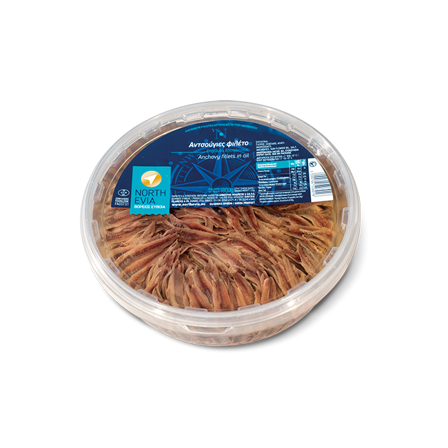 Filety z Sardeli anchois w oleju 2kg