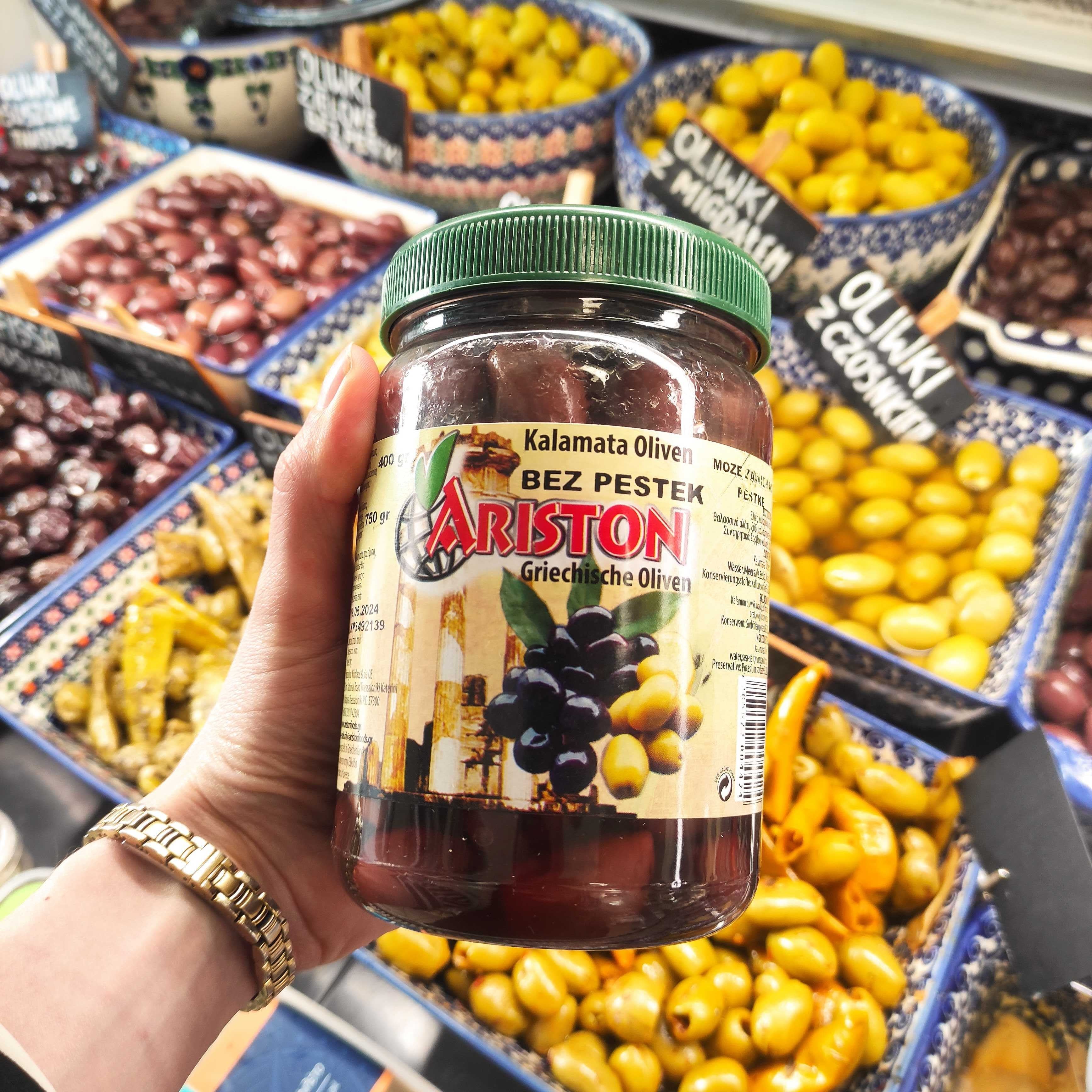 Oliwki bez pestek Kalamata 750g
