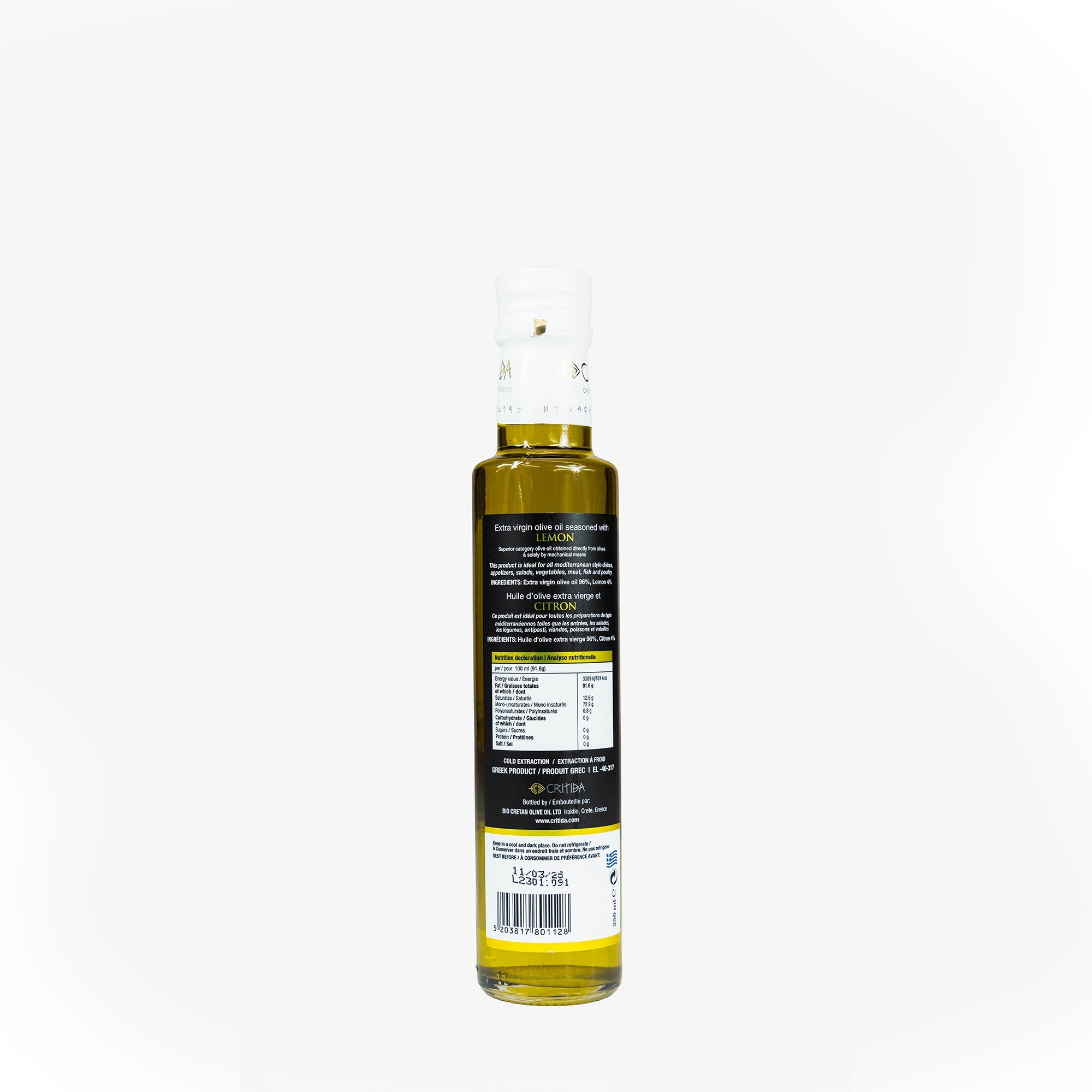 Oliwa z oliwek Dorica z cytryną 0.3% 250 ml