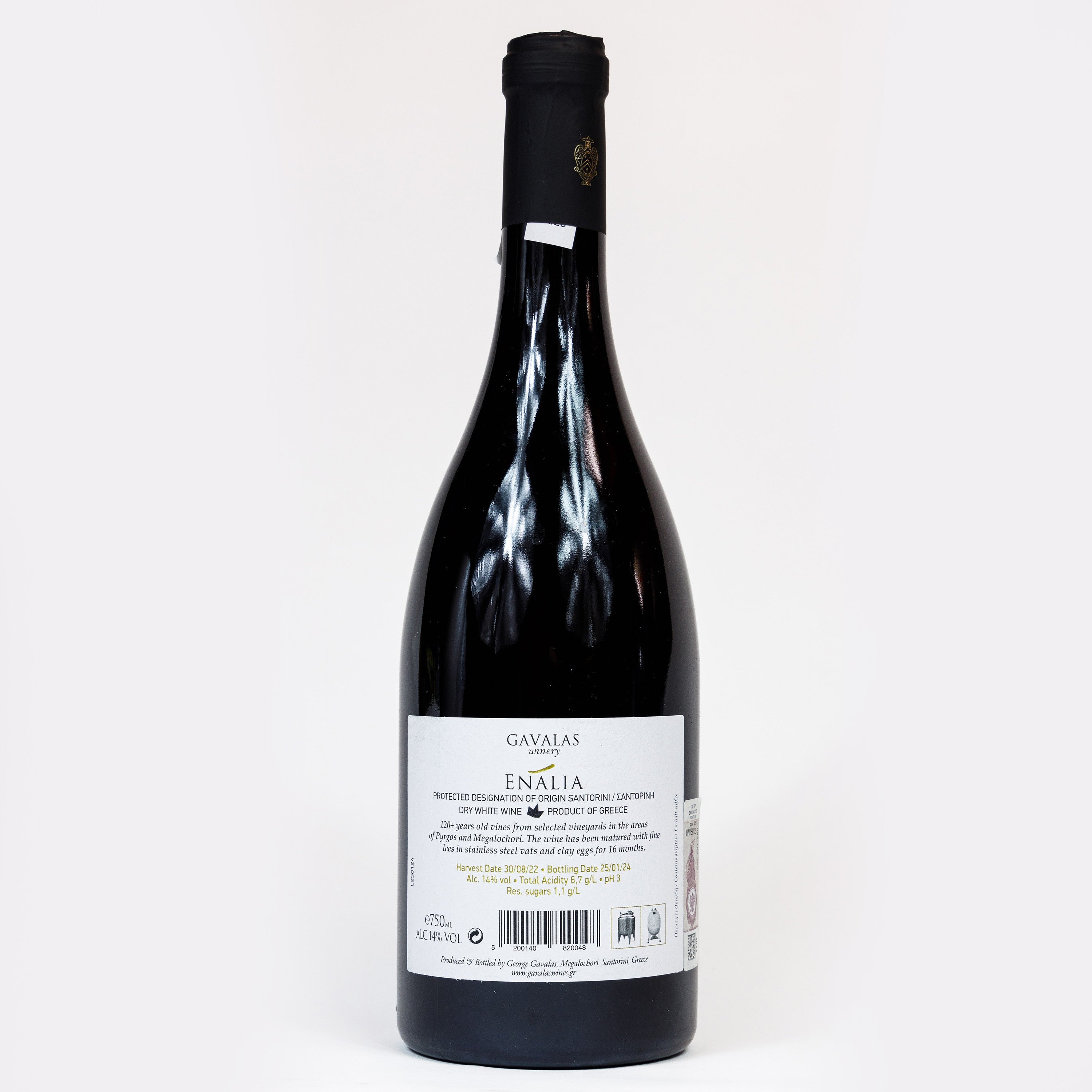 Wino białe wytrawne Enalia 750 ml