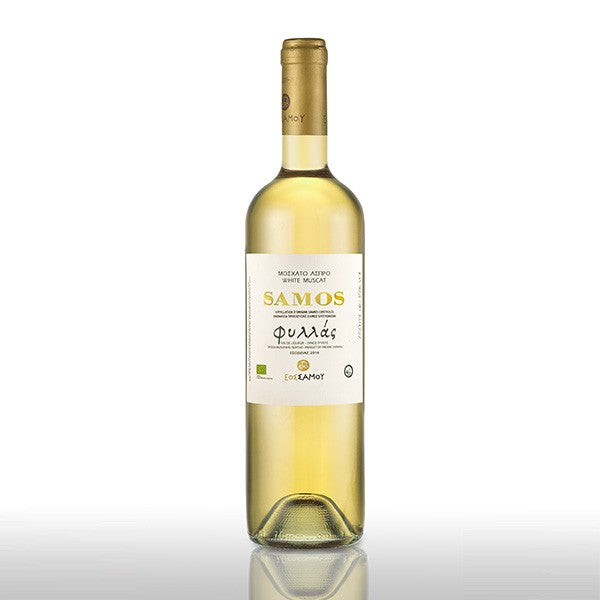 Wino Samos Phyllas Vintage 2022 Słodkie Białe 750ml