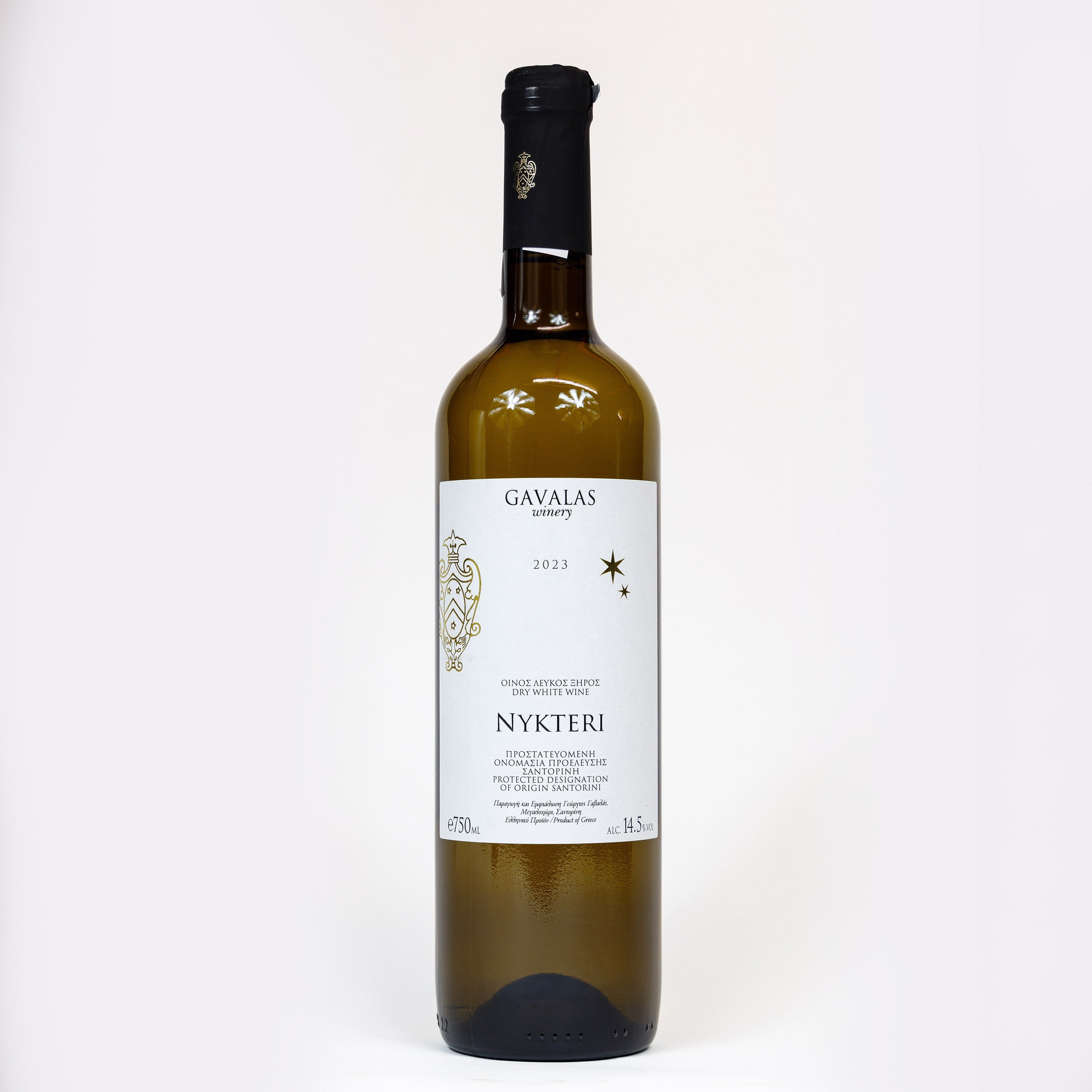 Wino Nykteri białe wytrawne 750ml