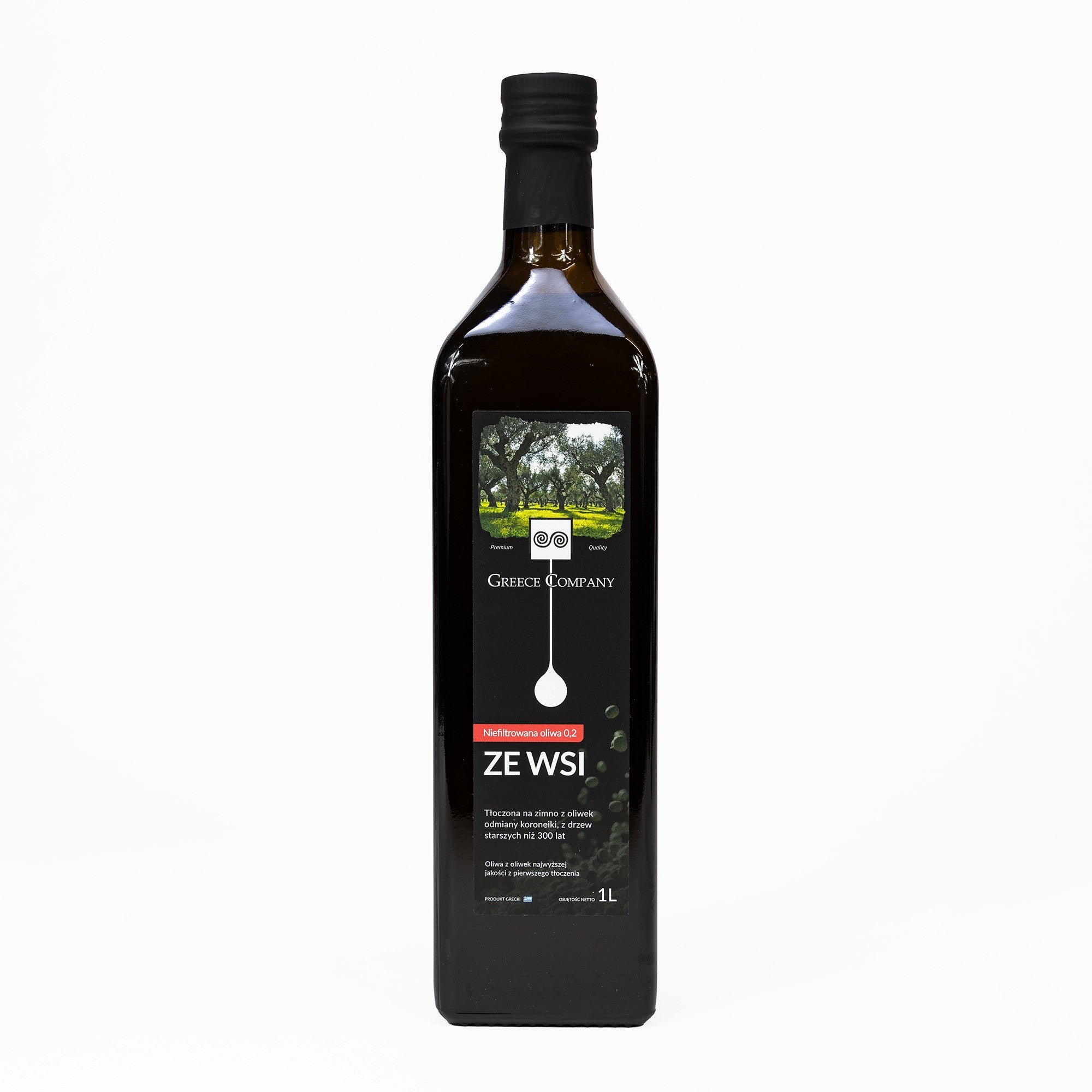 Oliwa z oliwek ZE WSI niefiltrowana Extra Virgin  wytrawna 0.2 1 L