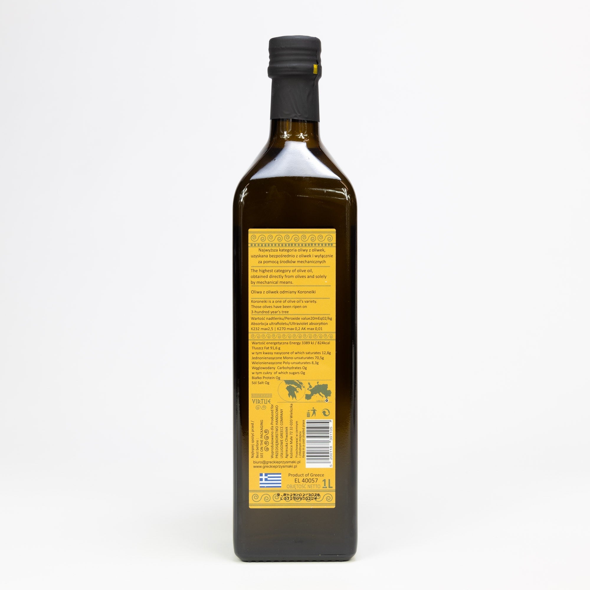 Oliwa Extra Virgin 0,3 VIRTUE ARETI 1L