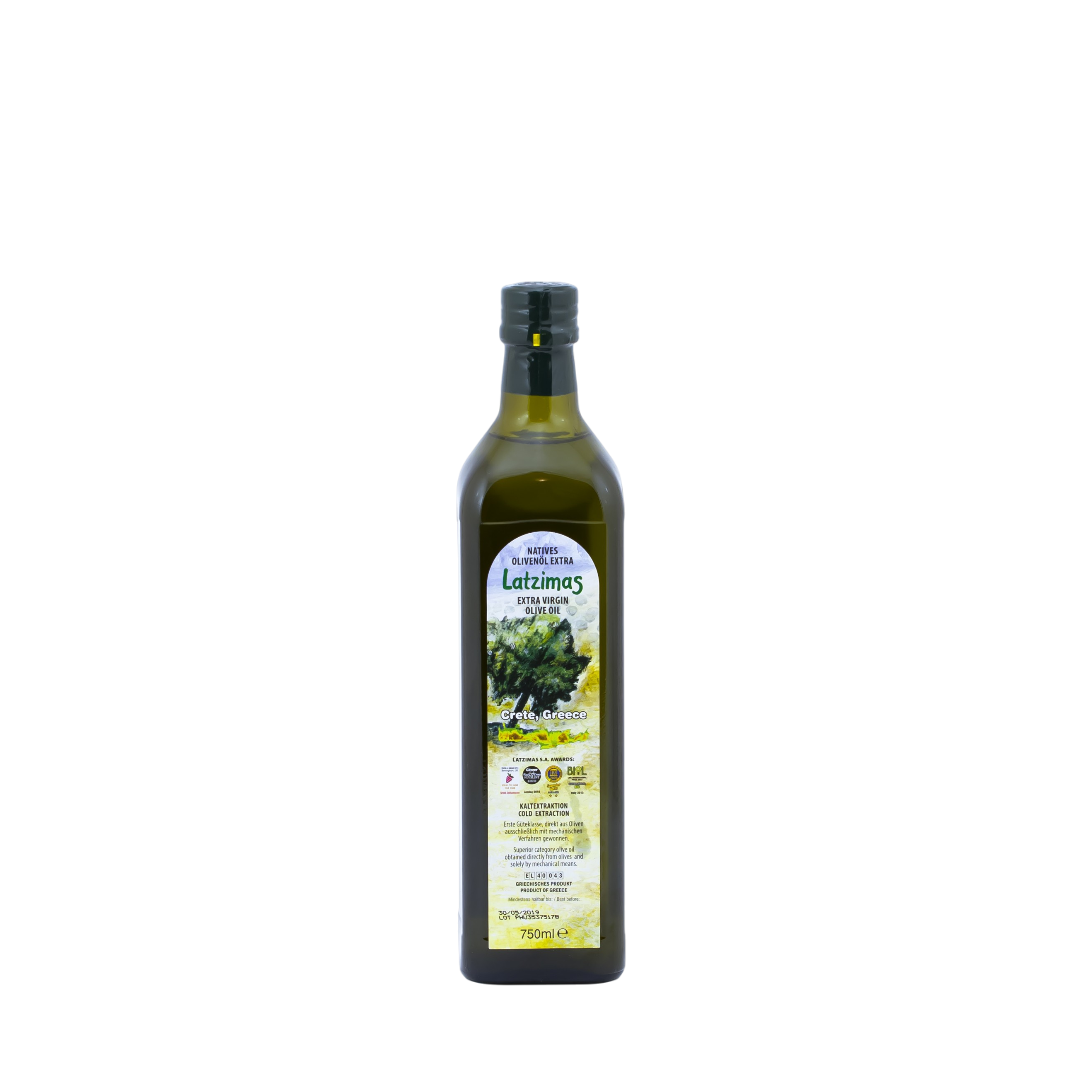 Oliwa z oliwek Extra virgin Latzimas 0.8% 750 ml