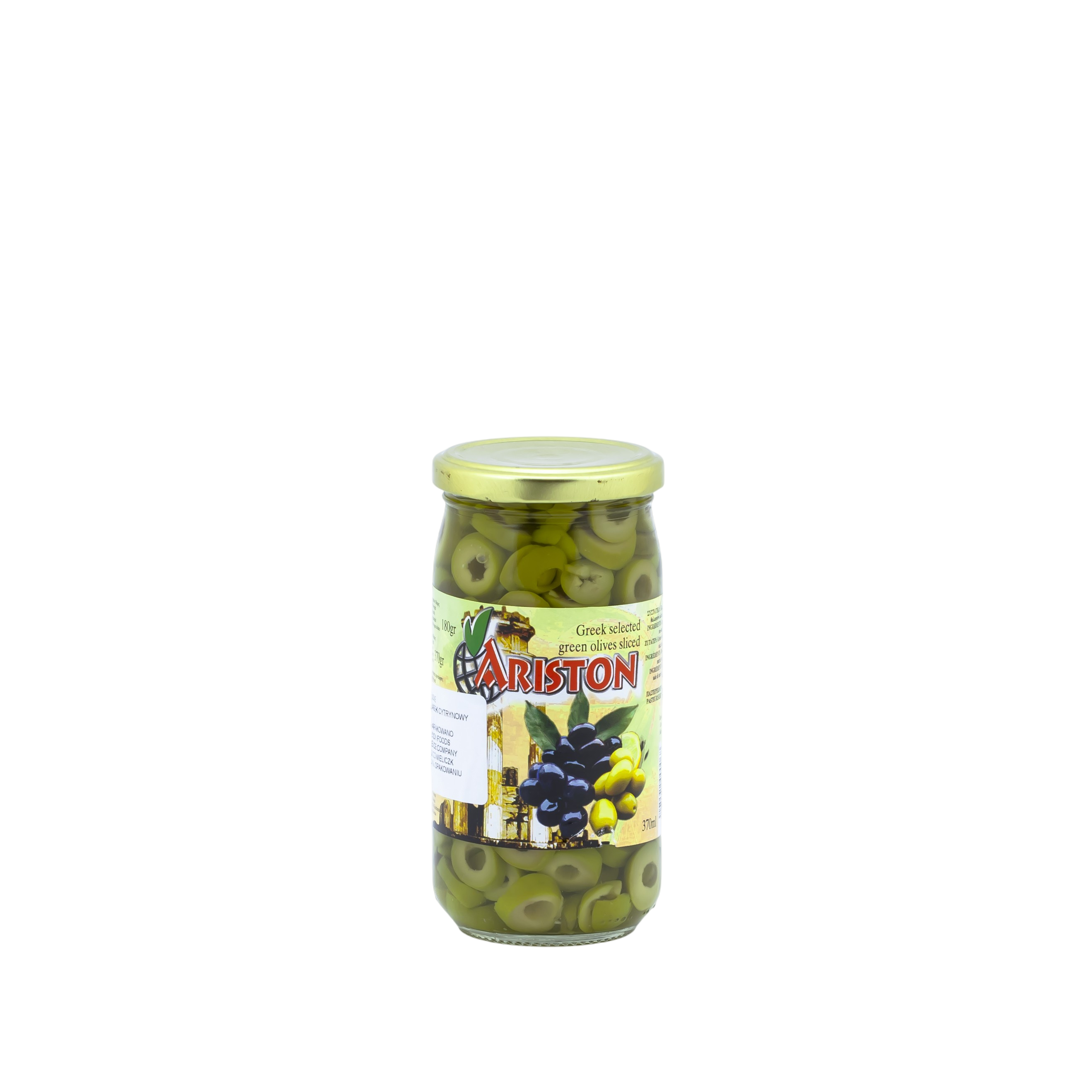 Oliwki krojone zielone 360 g