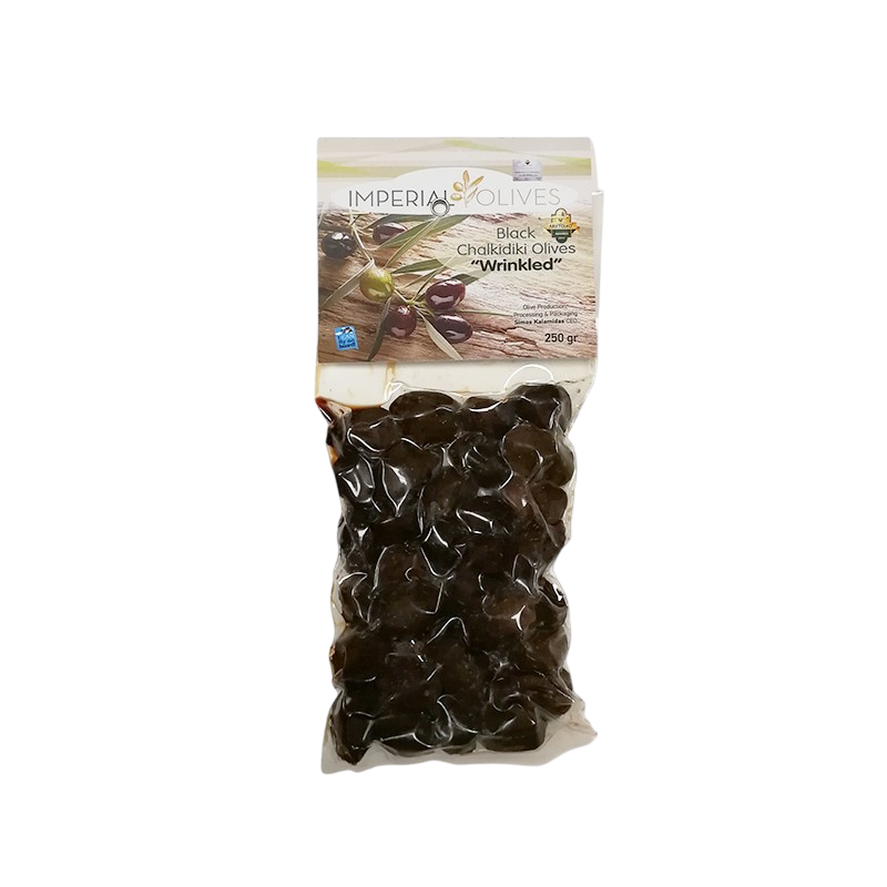 Oliwki chalkidiki suszone z pestką 250 g