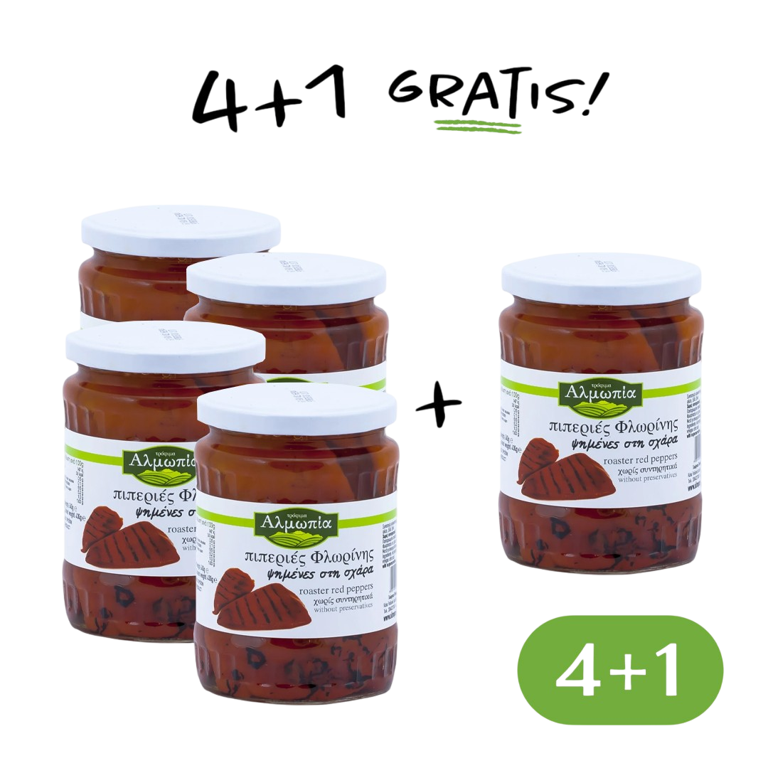 HIT CENOWY Papryka grillowana Florinis 540 g 4 +1 GRATIS