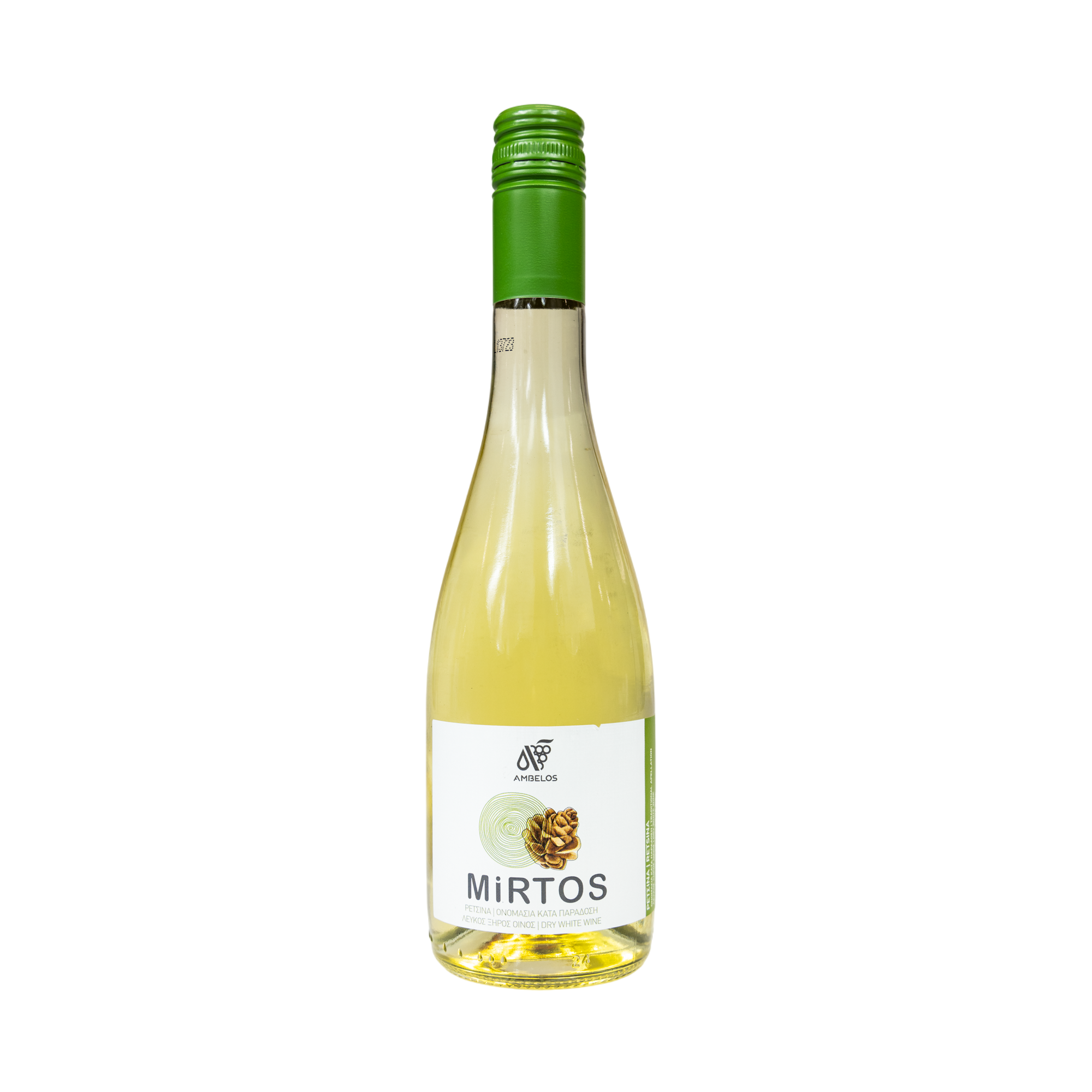 Wino Mirtos Retsina białe wytrawne 500 ml