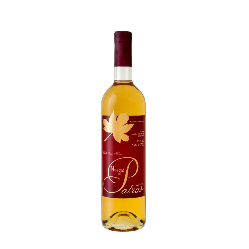 Wino białe słodkie MUSCAT OF PATRAS P.D.O 750 ml