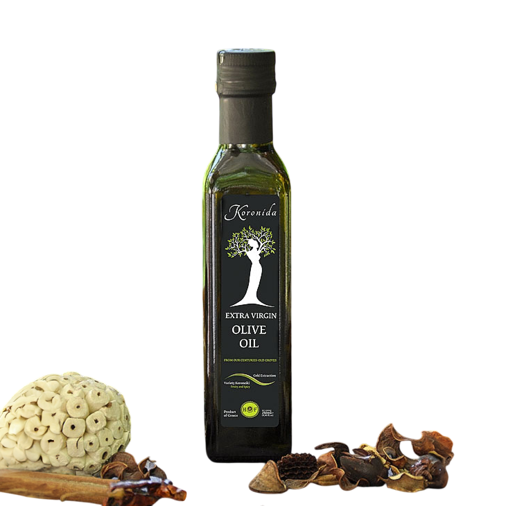 Oliwa z oliwek niefiltrowana Koronida 0.3 250 ml