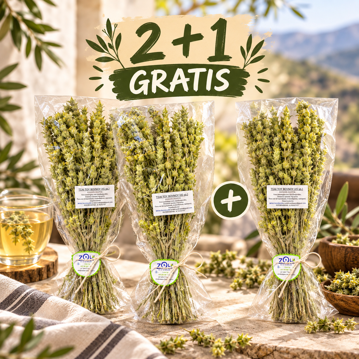PAKIET 2+1 Herbata górska Malotira 45 g