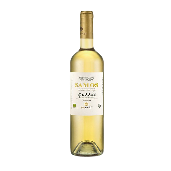 Wino Samos Phyllas Vintage 2022 Słodkie Białe 750ml