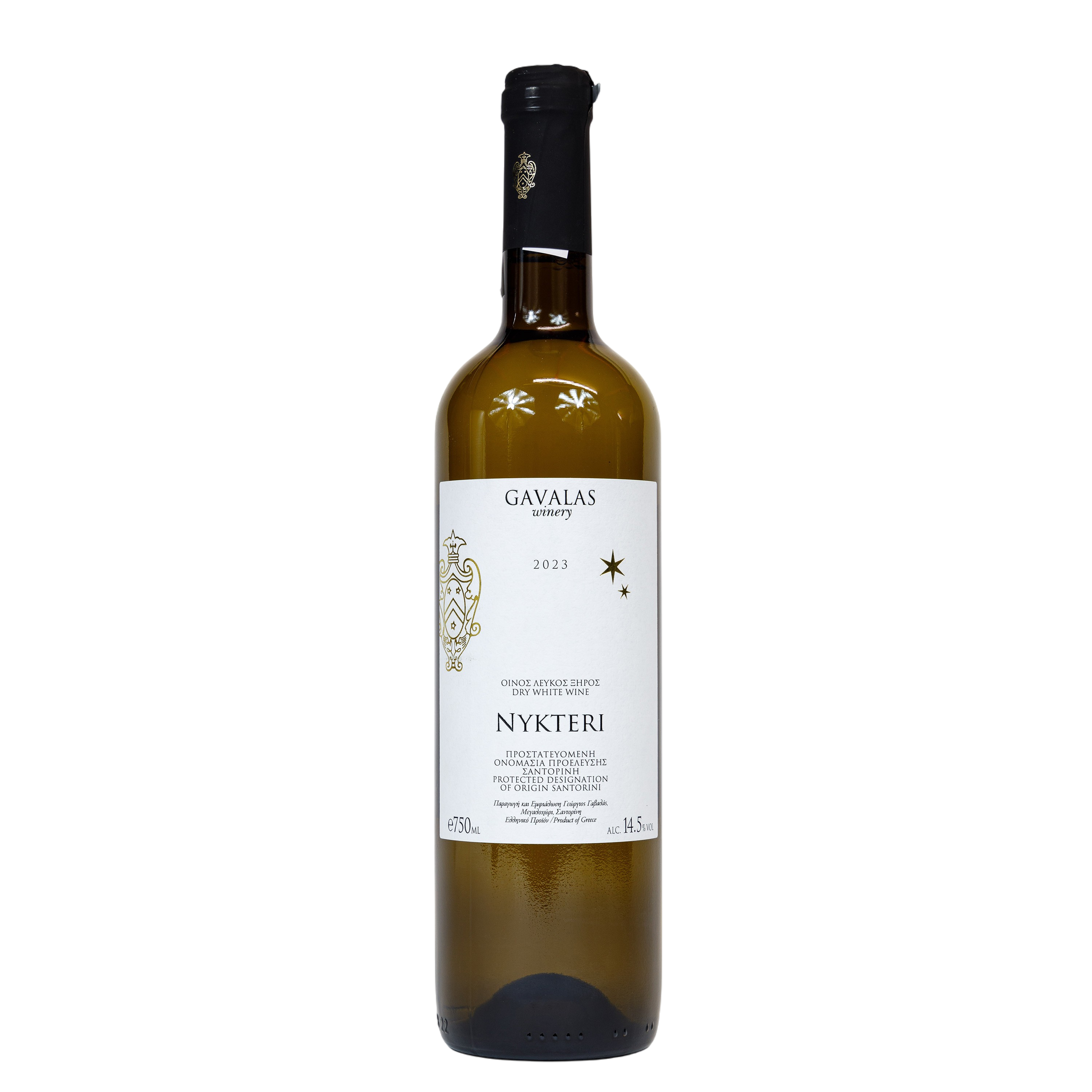 Wino Nykteri białe wytrawne 750ml