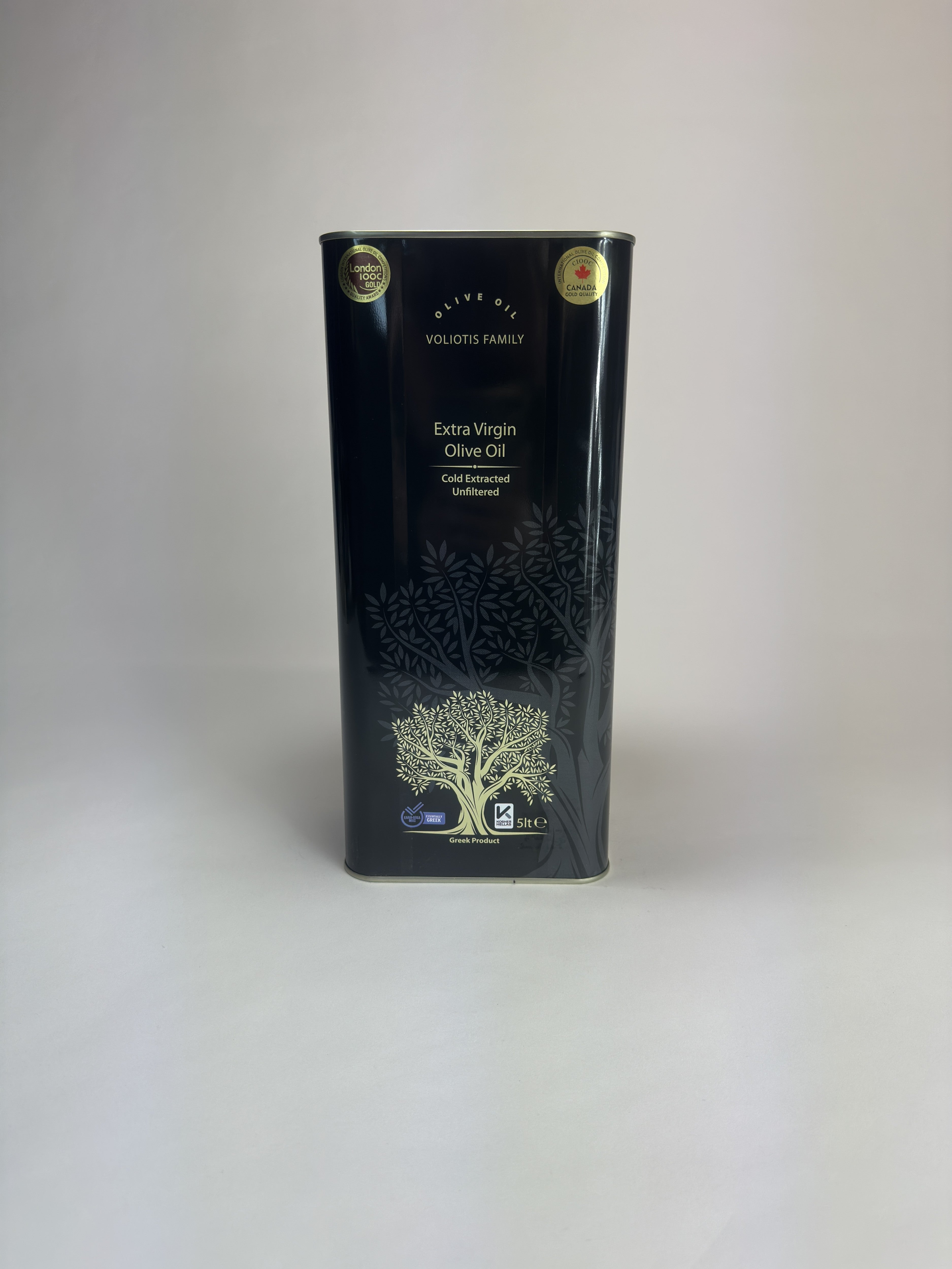 Oliwa z oliwek Creta Voliotis  Extra Virgin 0.2% 5 L puszka