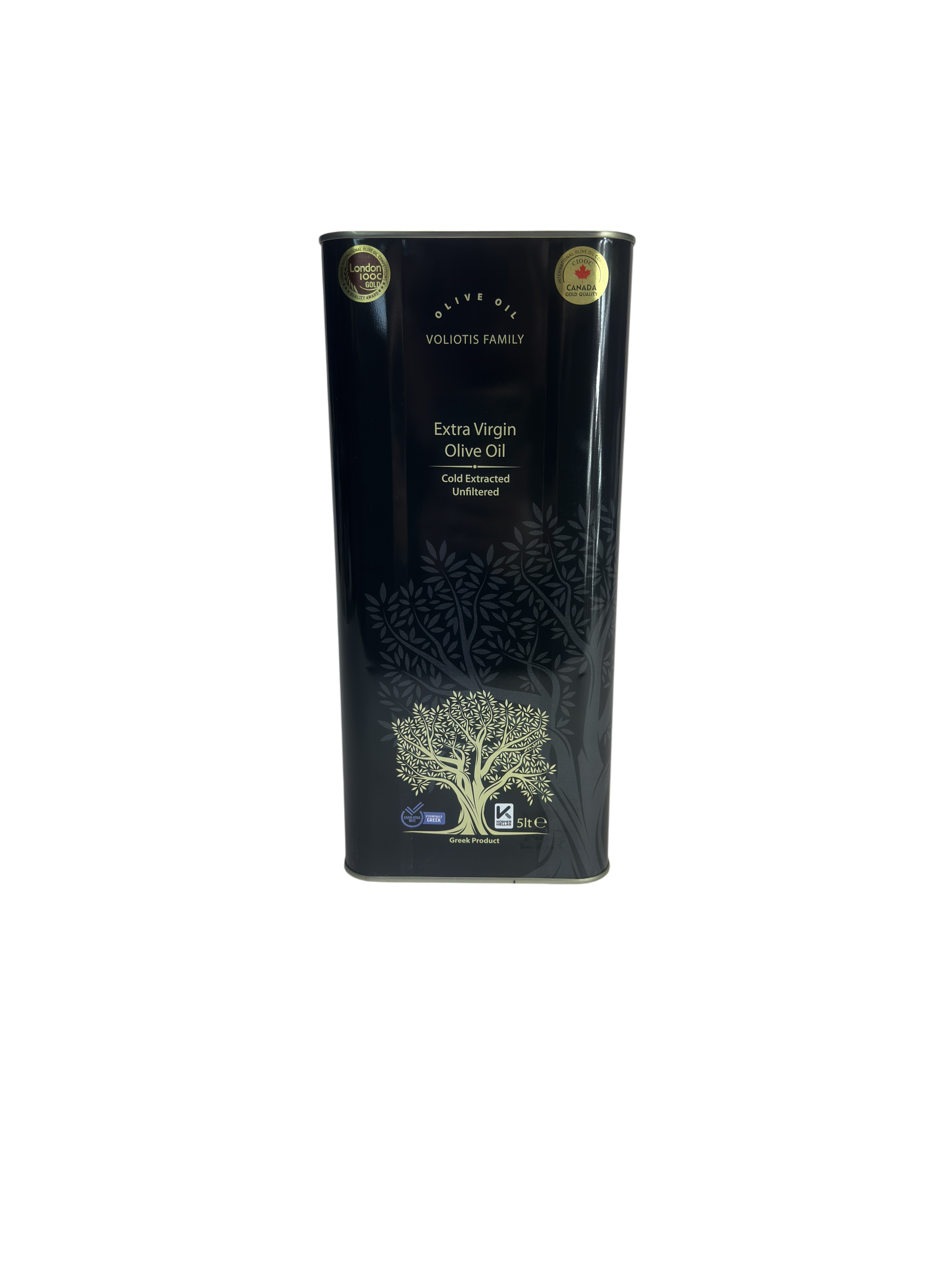 Oliwa z oliwek Creta Voliotis  Extra Virgin 0.2% 5 L puszka