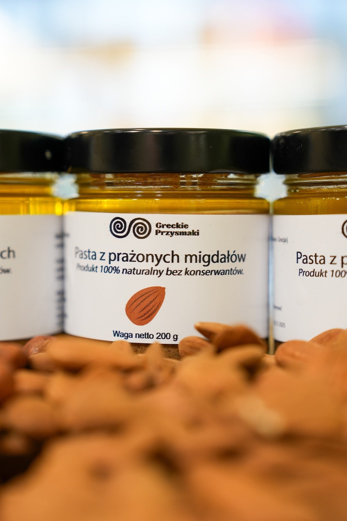 Pasta z prażonych migdałów 200g