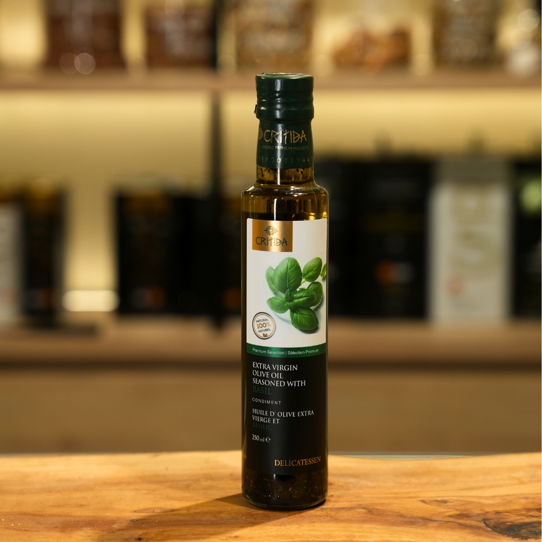 Oliwa z oliwek Dorica z bazylią 0.3% 250 ml