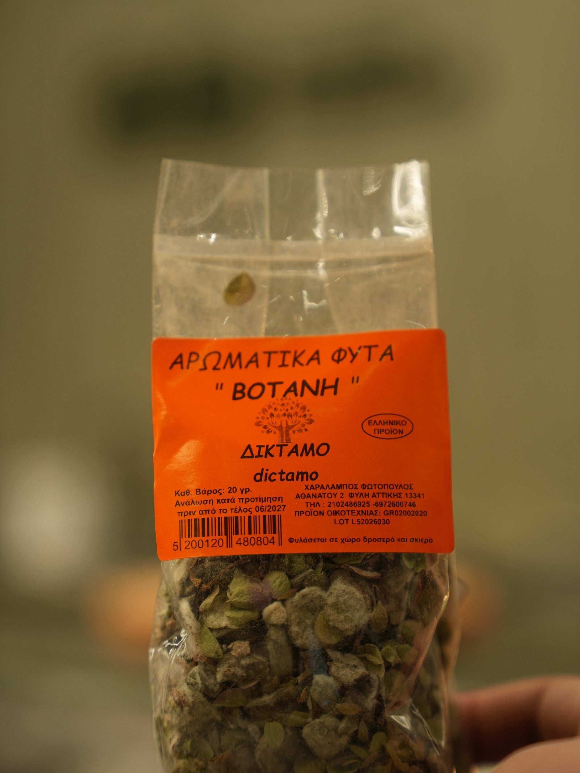 Greckie Dictamo - Lebiodka Kreteńska 20 g