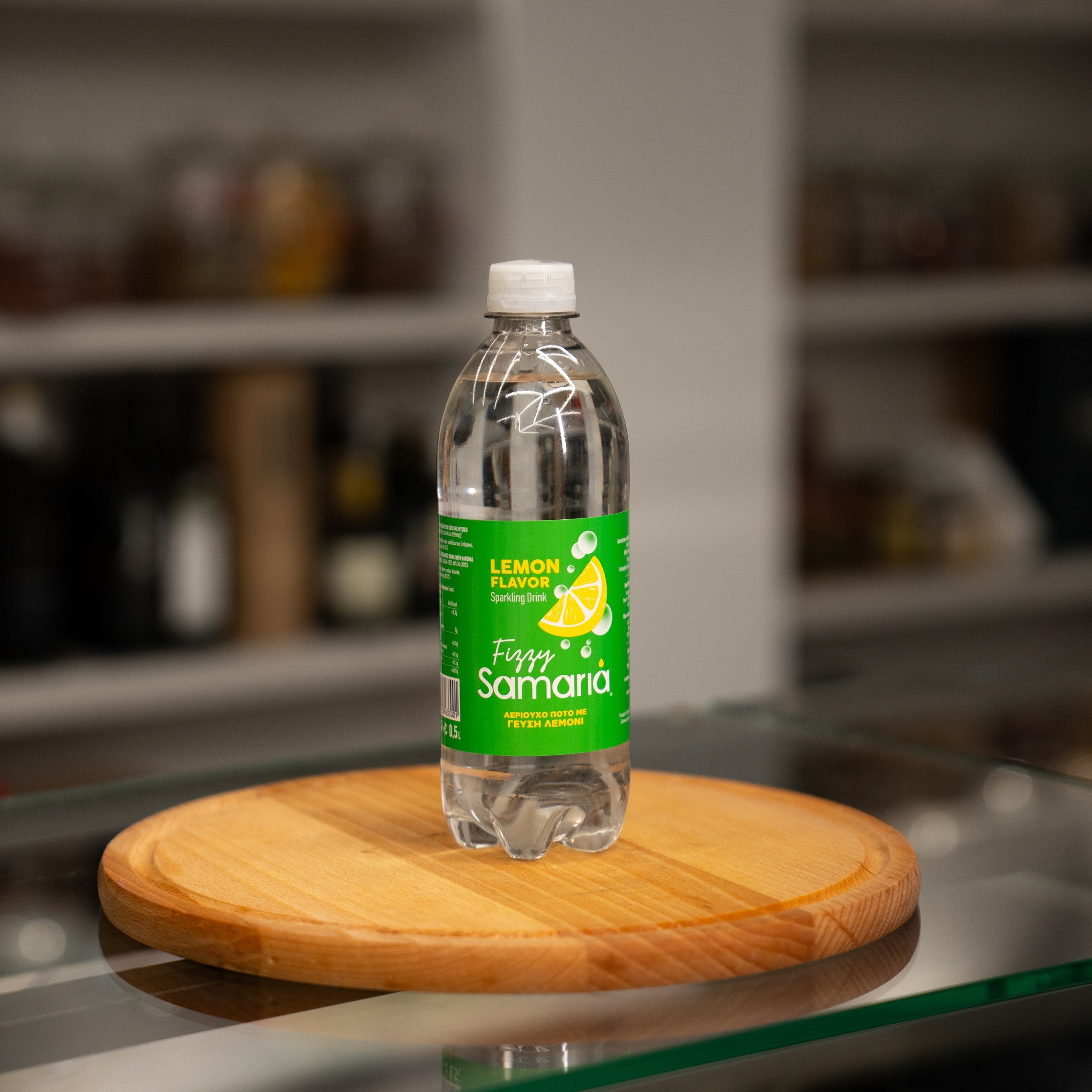 Woda gazowana z cytryną 0,5 L