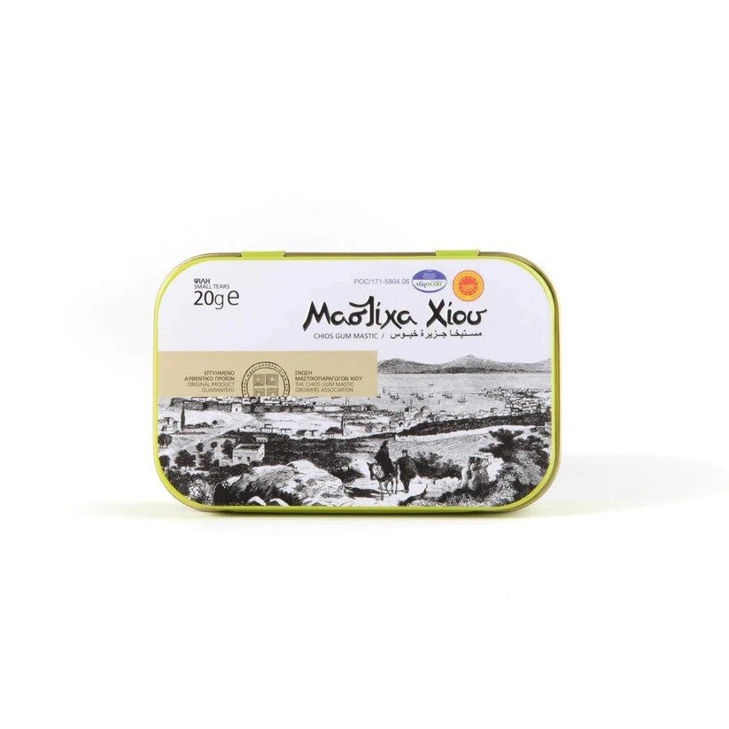 Opakowanie Mastika small 20 g mastyks mastiha 100% reflux zap. żołądka helicobacter zgaga