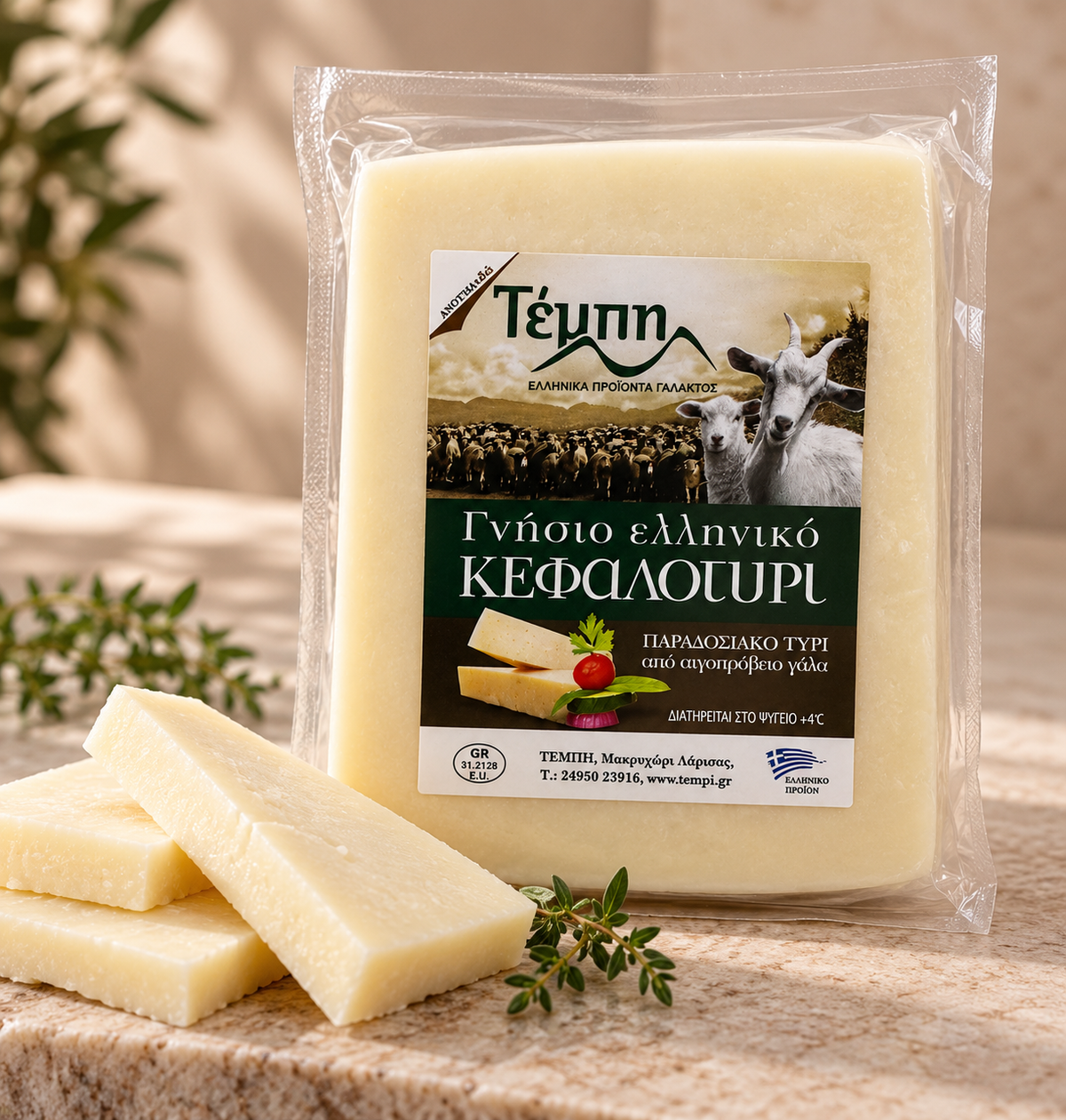 Ser Kefalotiri Tempi owczo-kozi 250 g