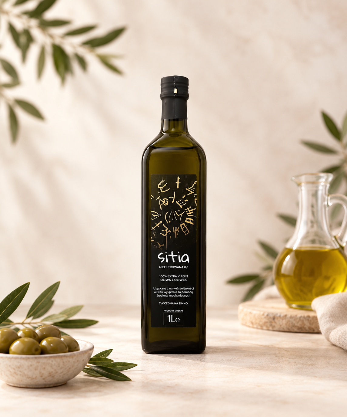 Oliwa z oliwek  Sitia 0.3% 1L - LIMITOWANA EDYCJA