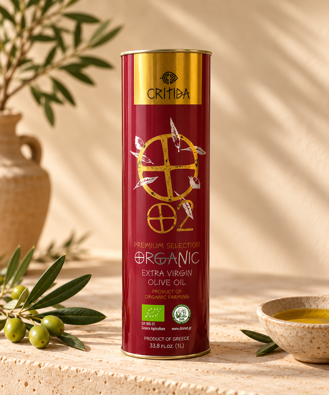 Oliwa z oliwek Critida Organic 0.2% 1 l