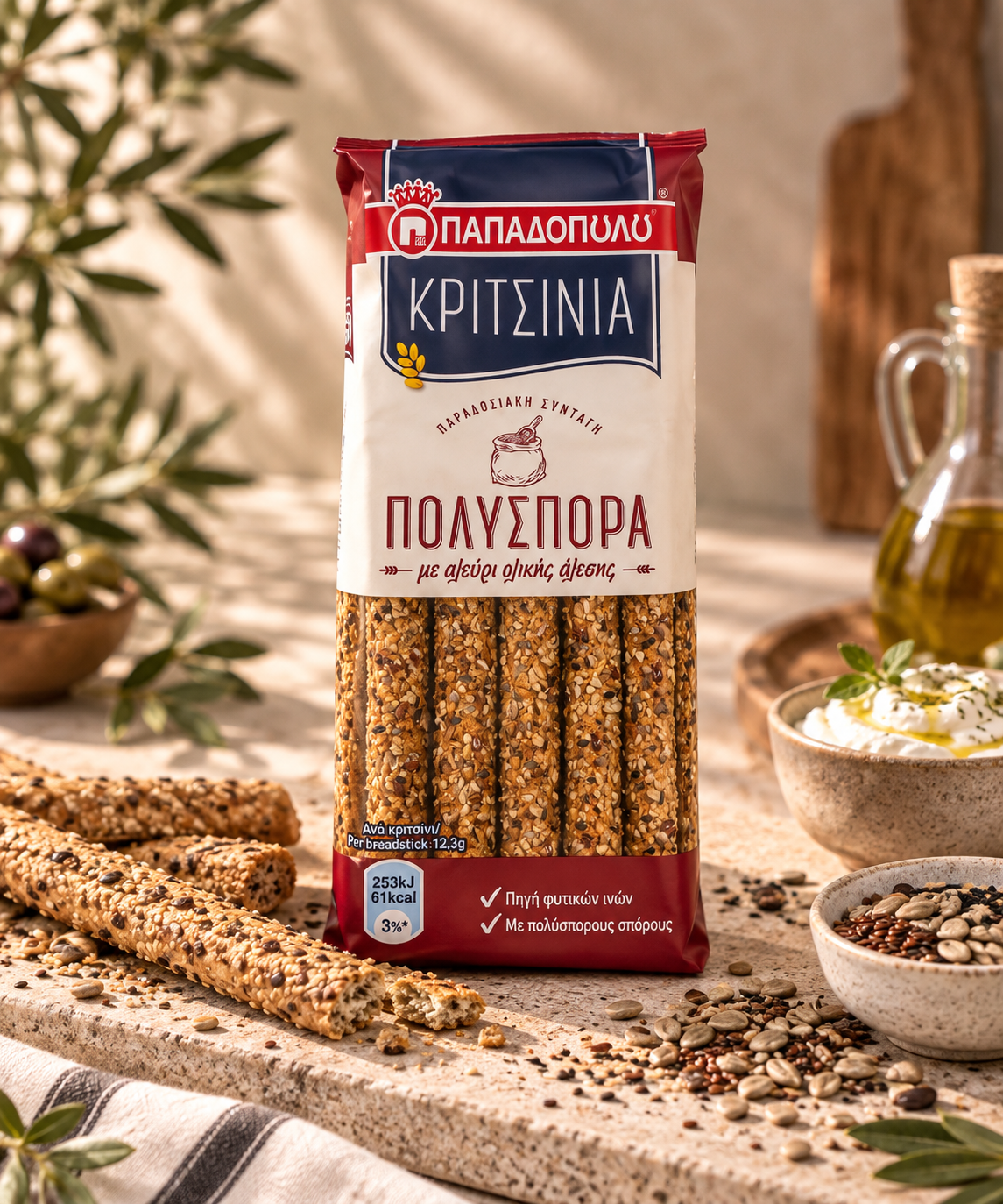Paluszki Kritsinia wieloziarniste 185 g