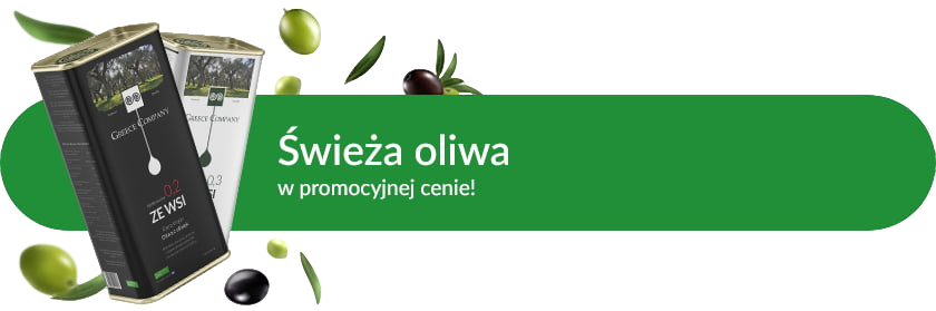 Świeża oliwa ze wsi w promocyjnej cenie